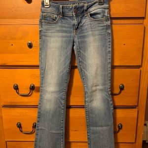 American Eagle kick boot stretch jeans size 0 short